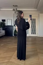 One-Sleeve Cutout Long Dress One-Sleeve Cutout Long Dress