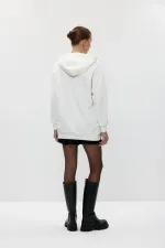 Basic Kapüşonlu Kadın Sweatshirt