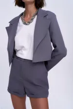 Yüksek Bel Bermuda Kadın Şort