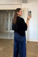 Sırt Detaylı Vatkalı Kadın Tişört