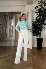 Bel Lastikli Kadın Pantolon