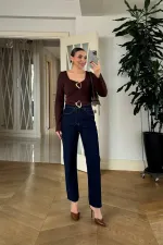 Tokalı Uzun Kollu Bluz