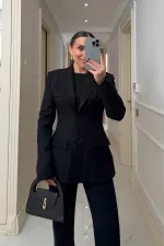 Body-hugging blazer women's jacket