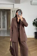 Tek Düğmeli Blazer Kadın Ceket