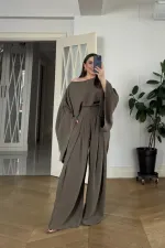 Pelerin Bluz Pantolon Kadın Takım