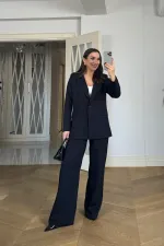 Tek Düğmeli Blazer Kadın Ceket