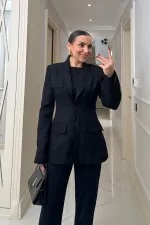 Body-hugging blazer women's jacket