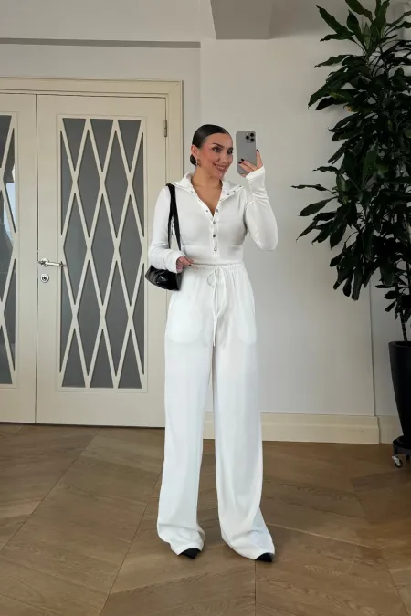 Beli Lastikli Kadın Pantolon