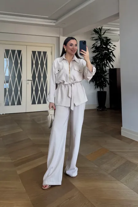 Modal Blend Jacket and Pants Women's Suit Modal Blend Jacket and Pants Women's Suit