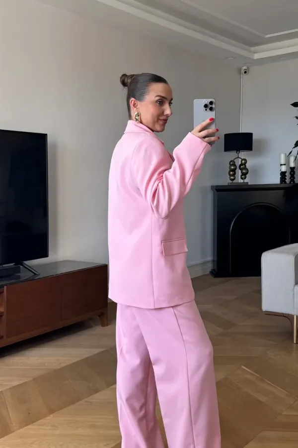 Tek Düğmeli Kadın Ceket