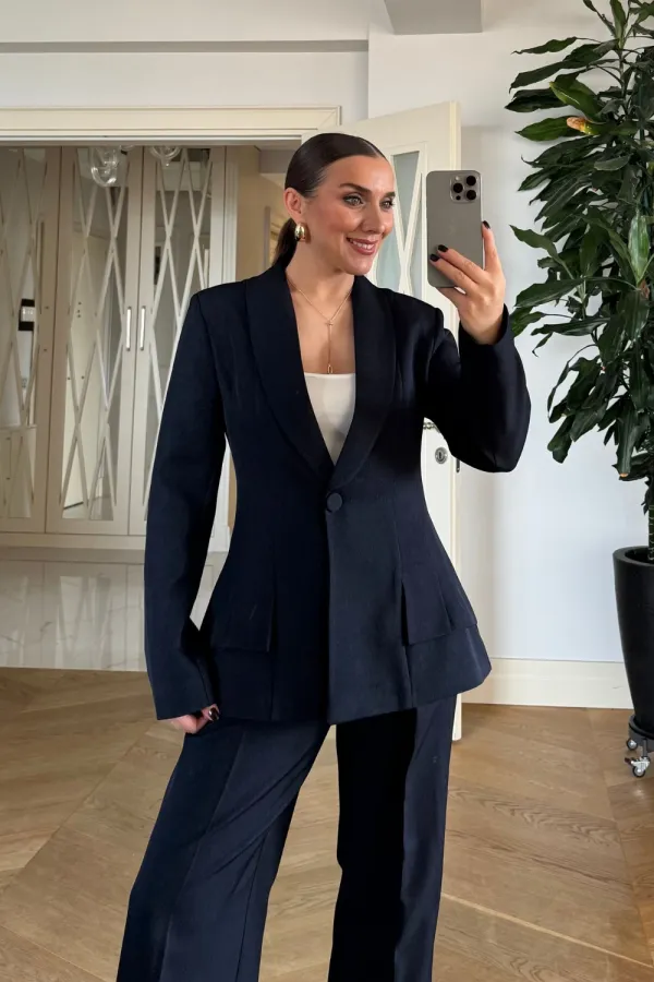 Şal Yaka Blazer Kadın Ceket