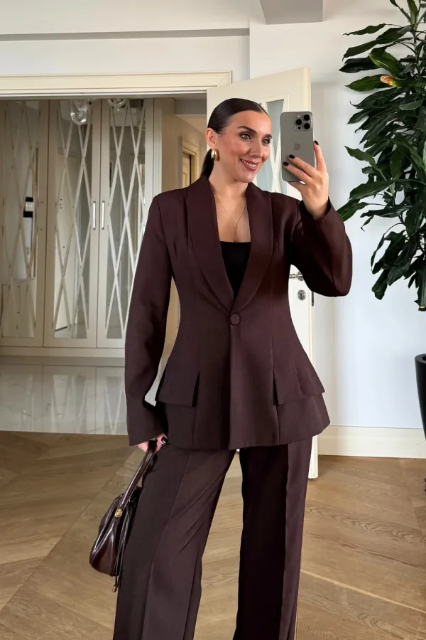 Şal Yaka Blazer Kadın Ceket