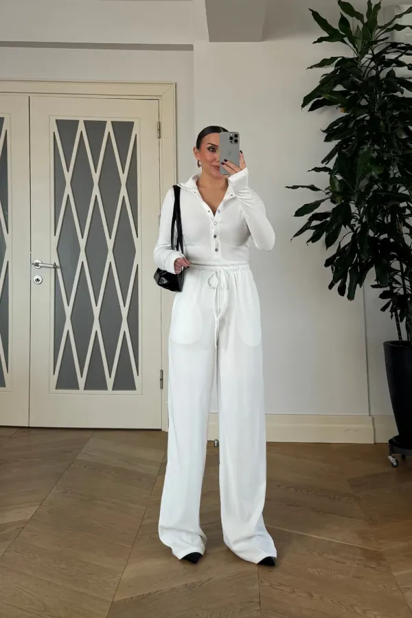 Beli Lastikli Kadın Pantolon