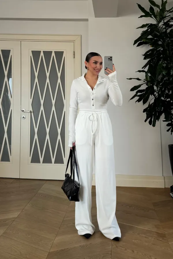 Beli Lastikli Kadın Pantolon