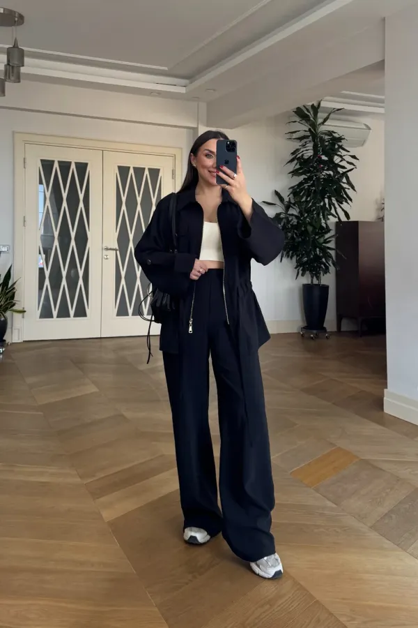 Modal Blend Jacket and Pants Women's Suit Modal Blend Jacket and Pants Women's Suit