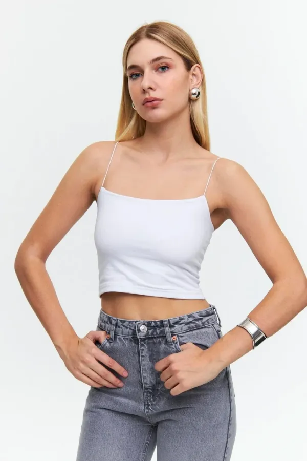 İp Asklı Crop Top