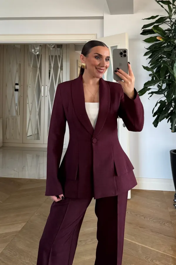 Şal Yaka Blazer Kadın Ceket