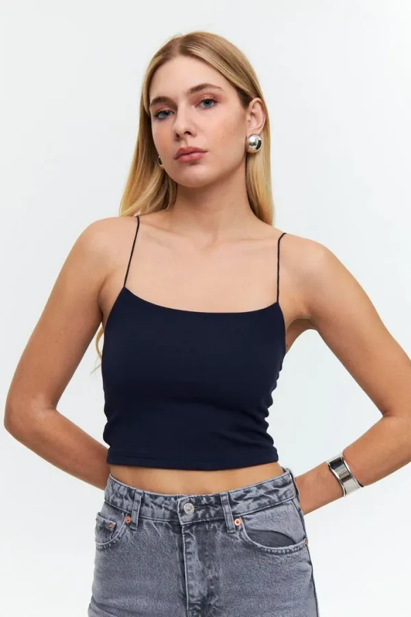 İp Asklı Crop Top