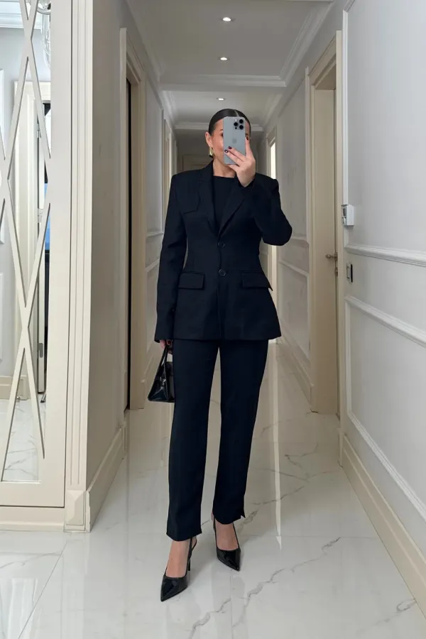 Body-hugging blazer women's jacket