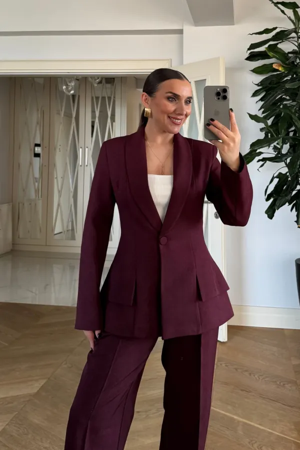 Şal Yaka Blazer Kadın Ceket