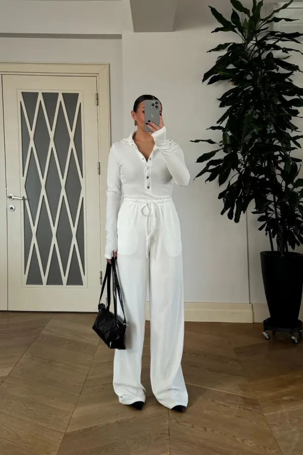 Beli Lastikli Kadın Pantolon