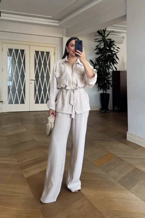 Modal Blend Jacket and Pants Women's Suit Modal Blend Jacket and Pants Women's Suit