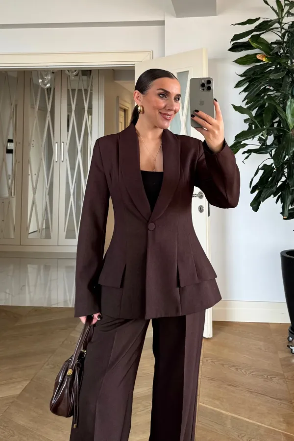 Şal Yaka Blazer Kadın Ceket