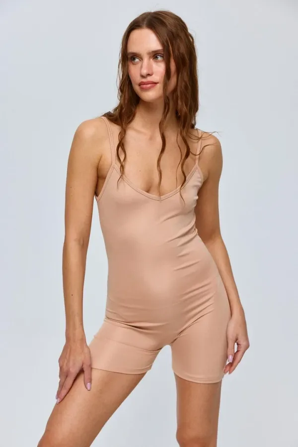 Dikişsiz Basic Body Kadın Tulum