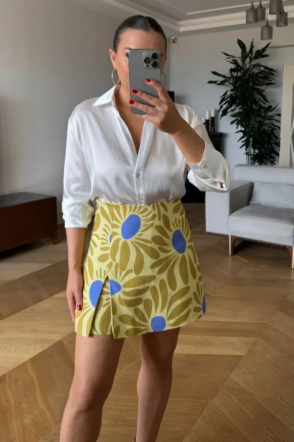 Basic Saten Kadın Gömlek