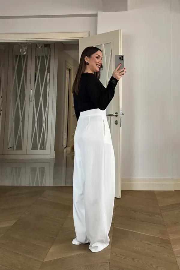 Pileli Balon Pantolon