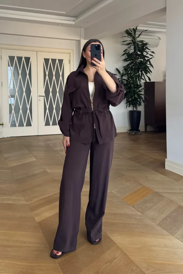 Modal Blend Jacket and Pants Women's Suit Modal Blend Jacket and Pants Women's Suit