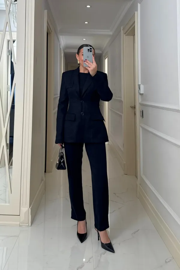 Body-hugging blazer women's jacket