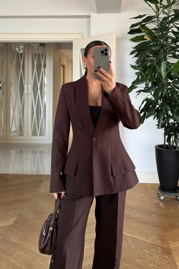 Şal Yaka Blazer Kadın Ceket