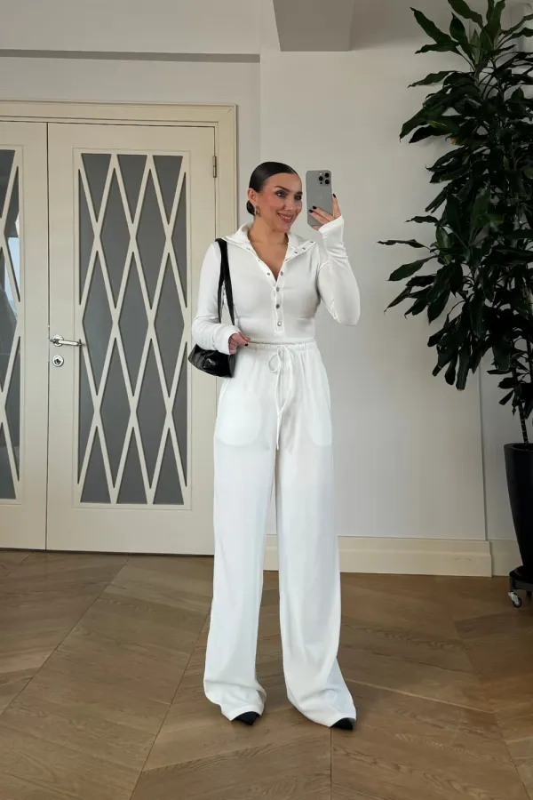 Beli Lastikli Kadın Pantolon