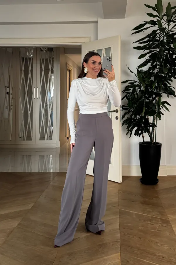 Women's Pants with Elastic Waistband