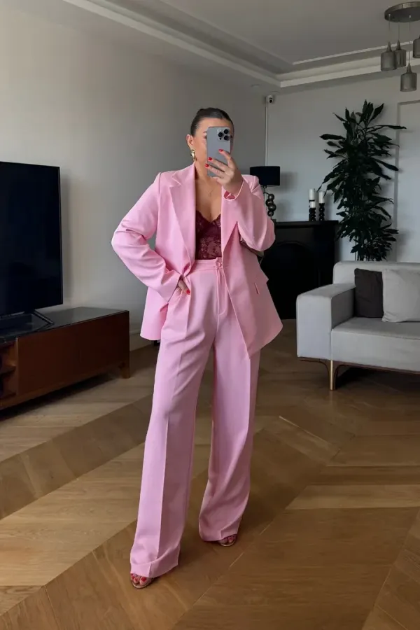 Tek Düğmeli Kadın Ceket