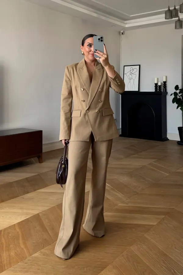 Kruvaze Blazer Kadın Ceket