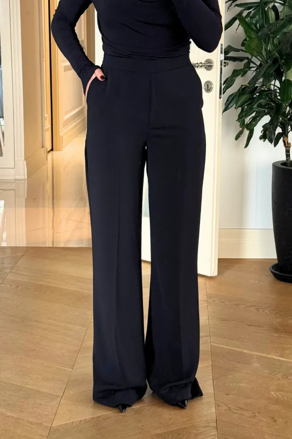 Pantalon pour femme avec taille élastique