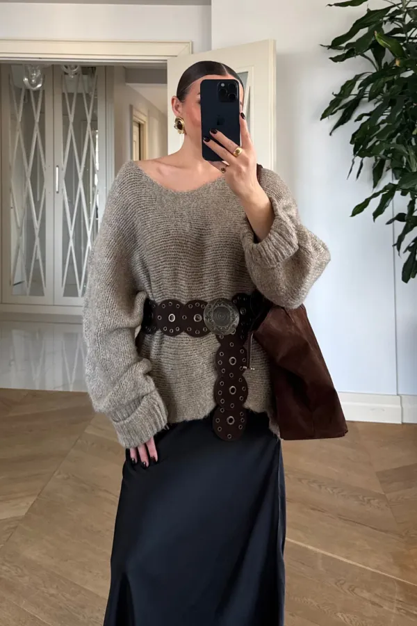 Ceinture cloutée pour femme cowboy