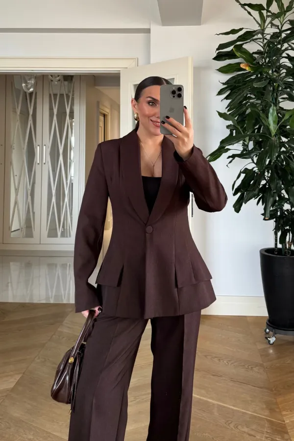 Şal Yaka Blazer Kadın Ceket