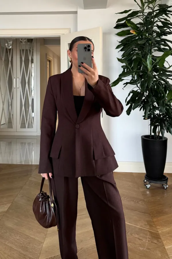 Şal Yaka Blazer Kadın Ceket