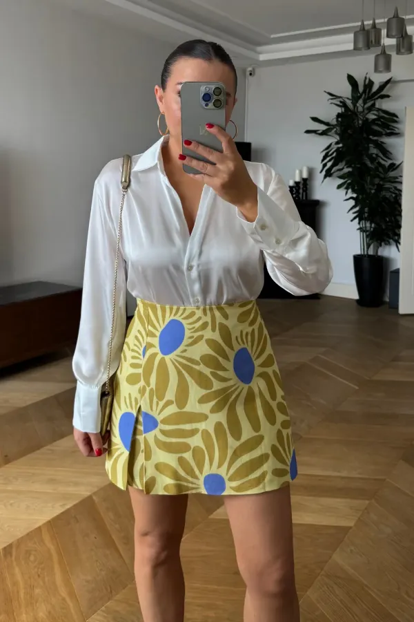 Basic Saten Kadın Gömlek