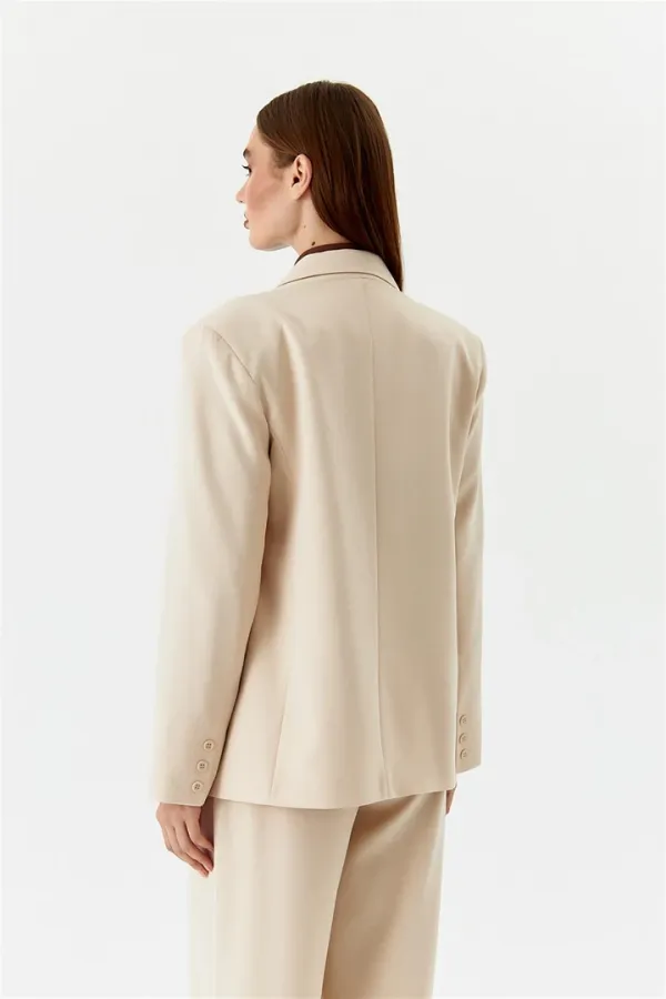 Tek Düğmeli Blazer Kadın Ceket
