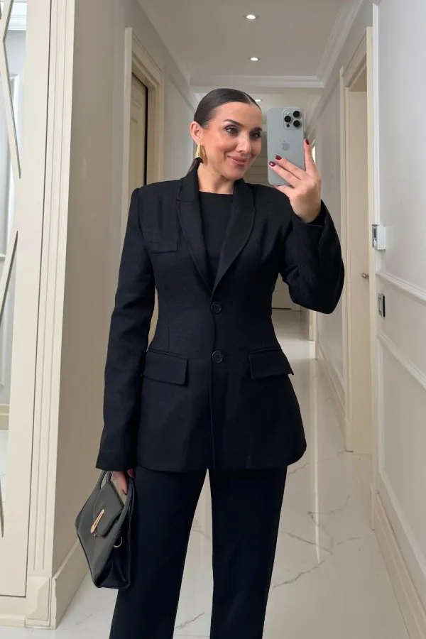 Body-hugging blazer women's jacket