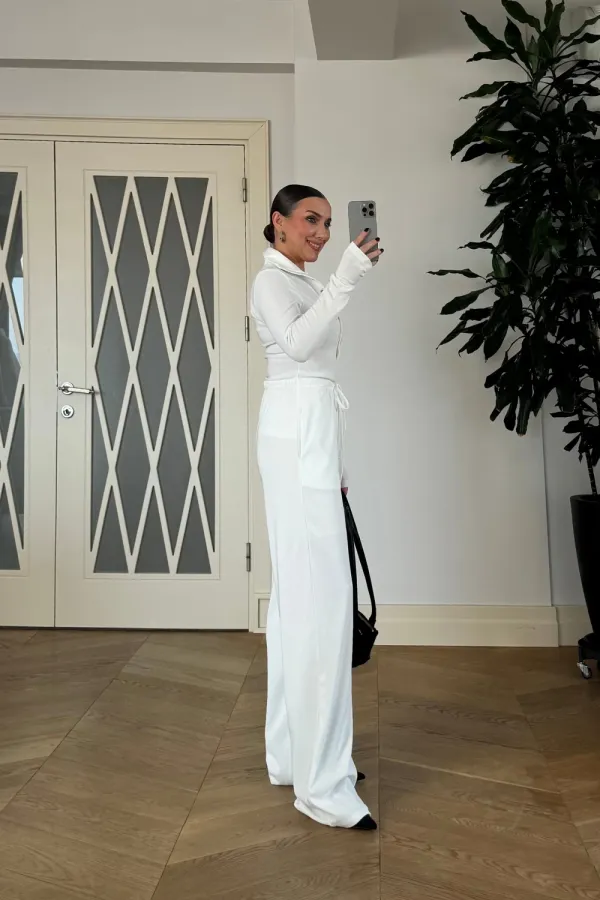 Beli Lastikli Kadın Pantolon