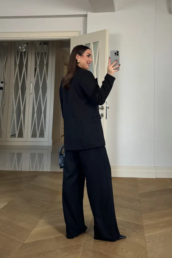 Tek Düğmeli Blazer Kadın Ceket