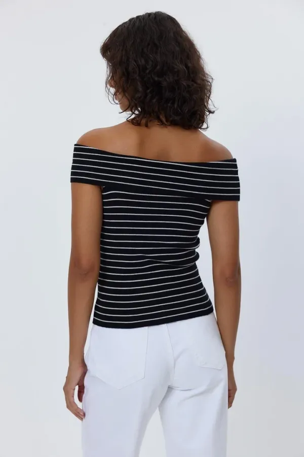 Madonna Yaka Triko Bluz