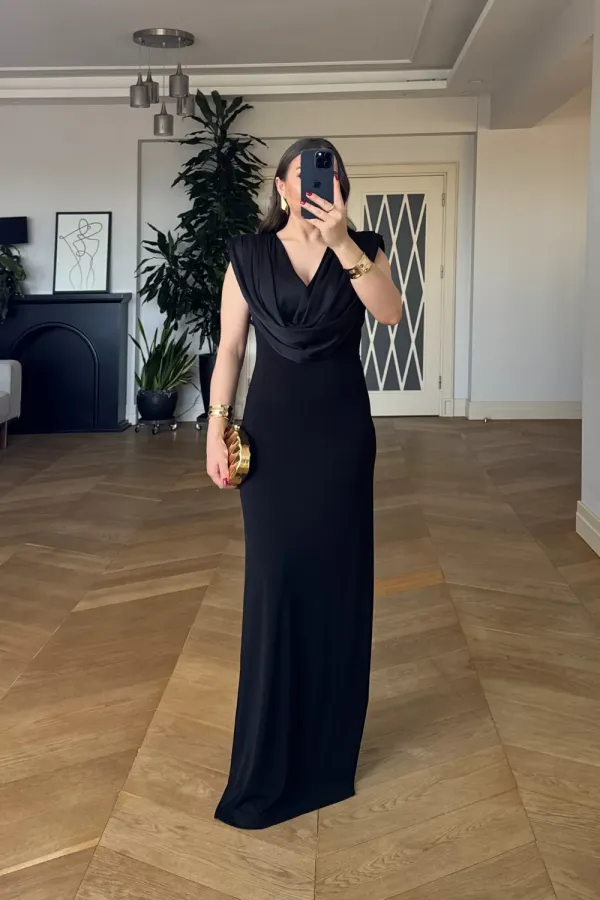 V-neck Sleeveless Long Dress V-neck Sleeveless Long Dress