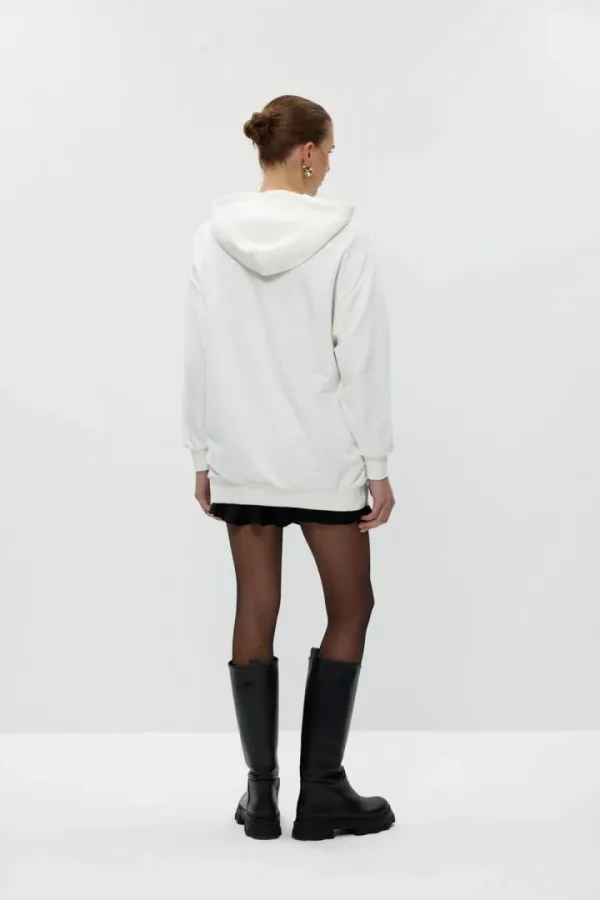 Basic Kapüşonlu Kadın Sweatshirt