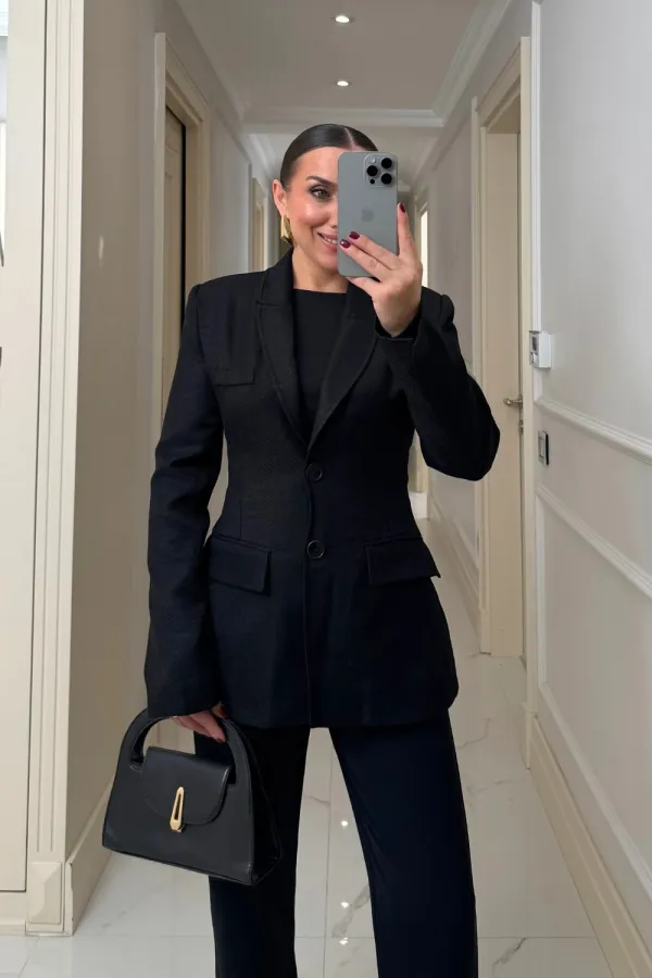 Body-hugging blazer women's jacket